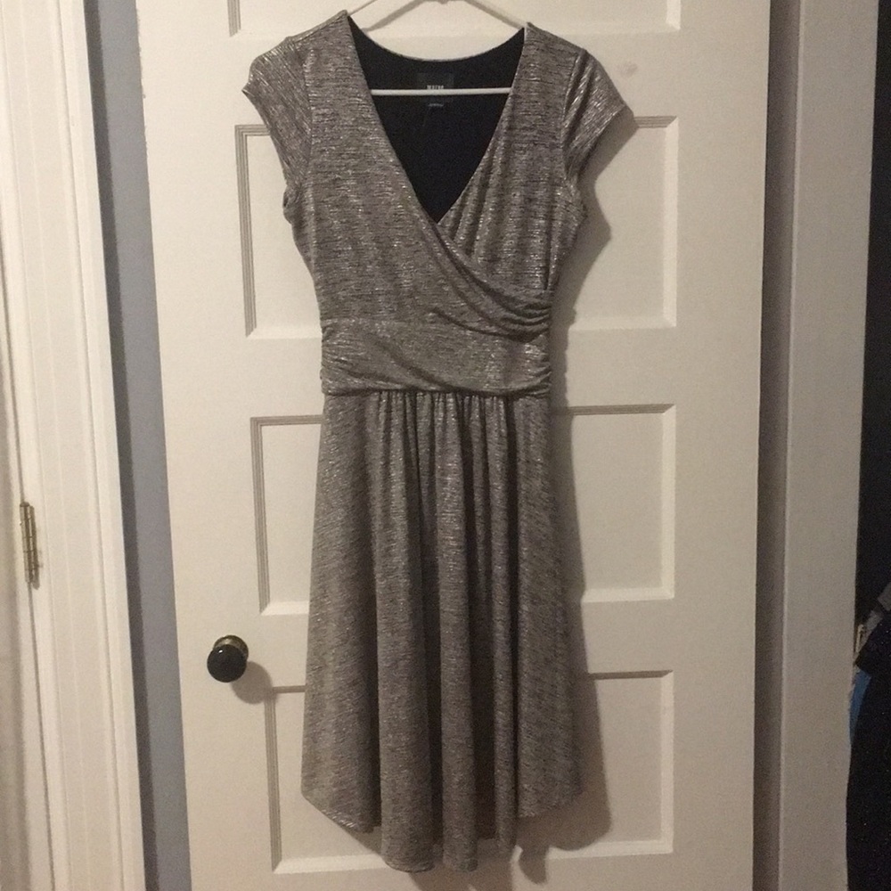 Silver party dress